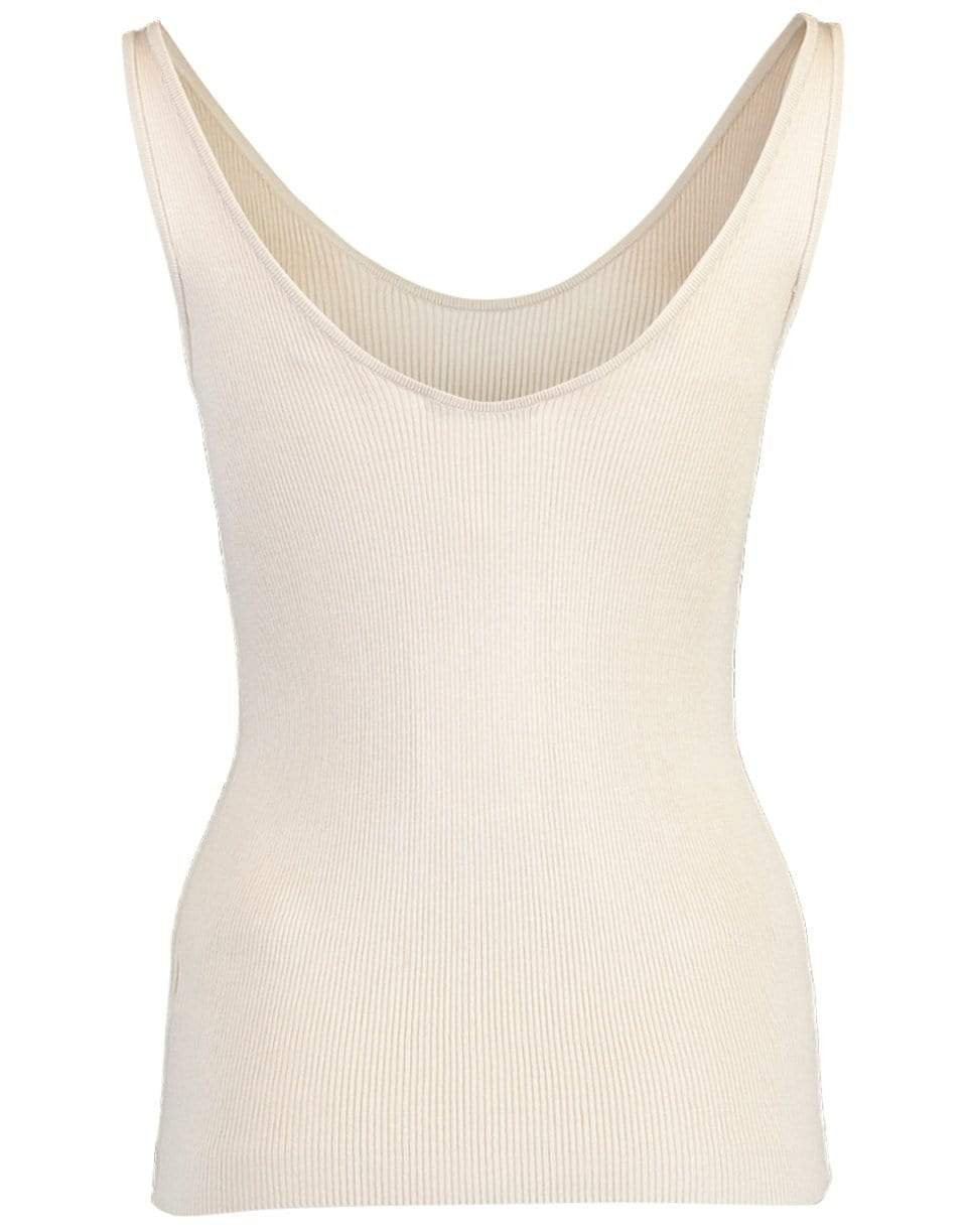 CO COLLECTION-Taupe Ribbed Knit Tank-