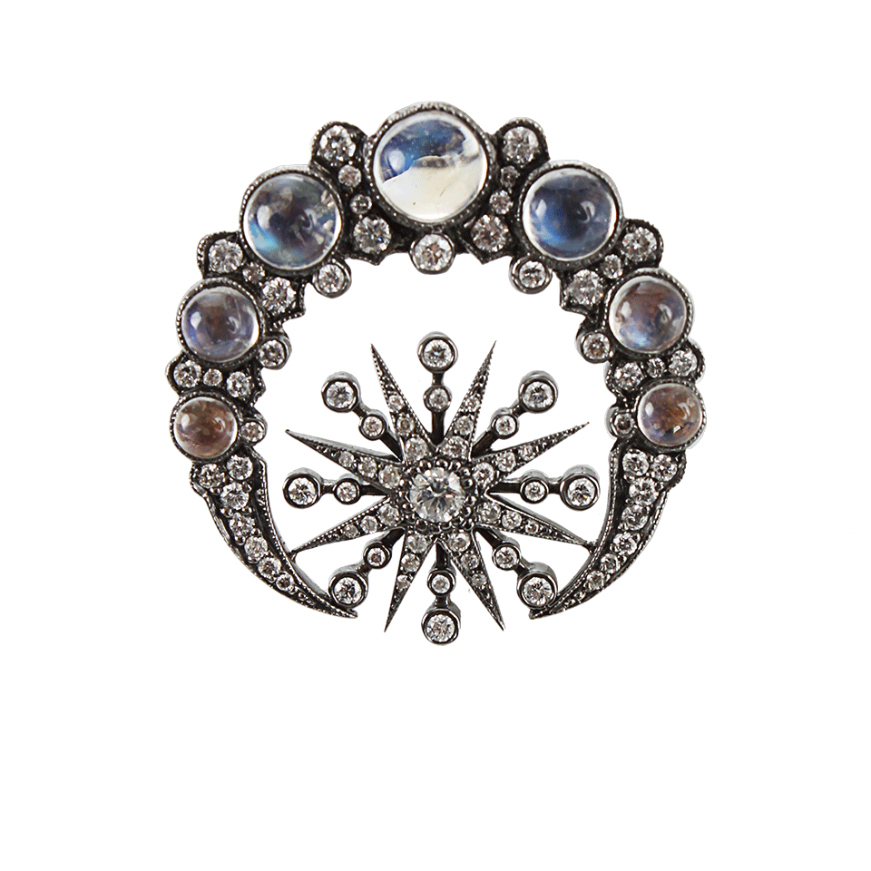 COLETTE JEWELRY-Medium Moon Ring-BLACK GOLD