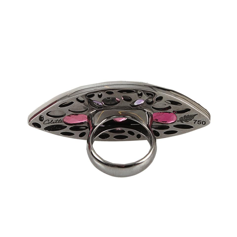 COLETTE JEWELRY-Tanzanite and Tourmaline Ring-WHT GOLD