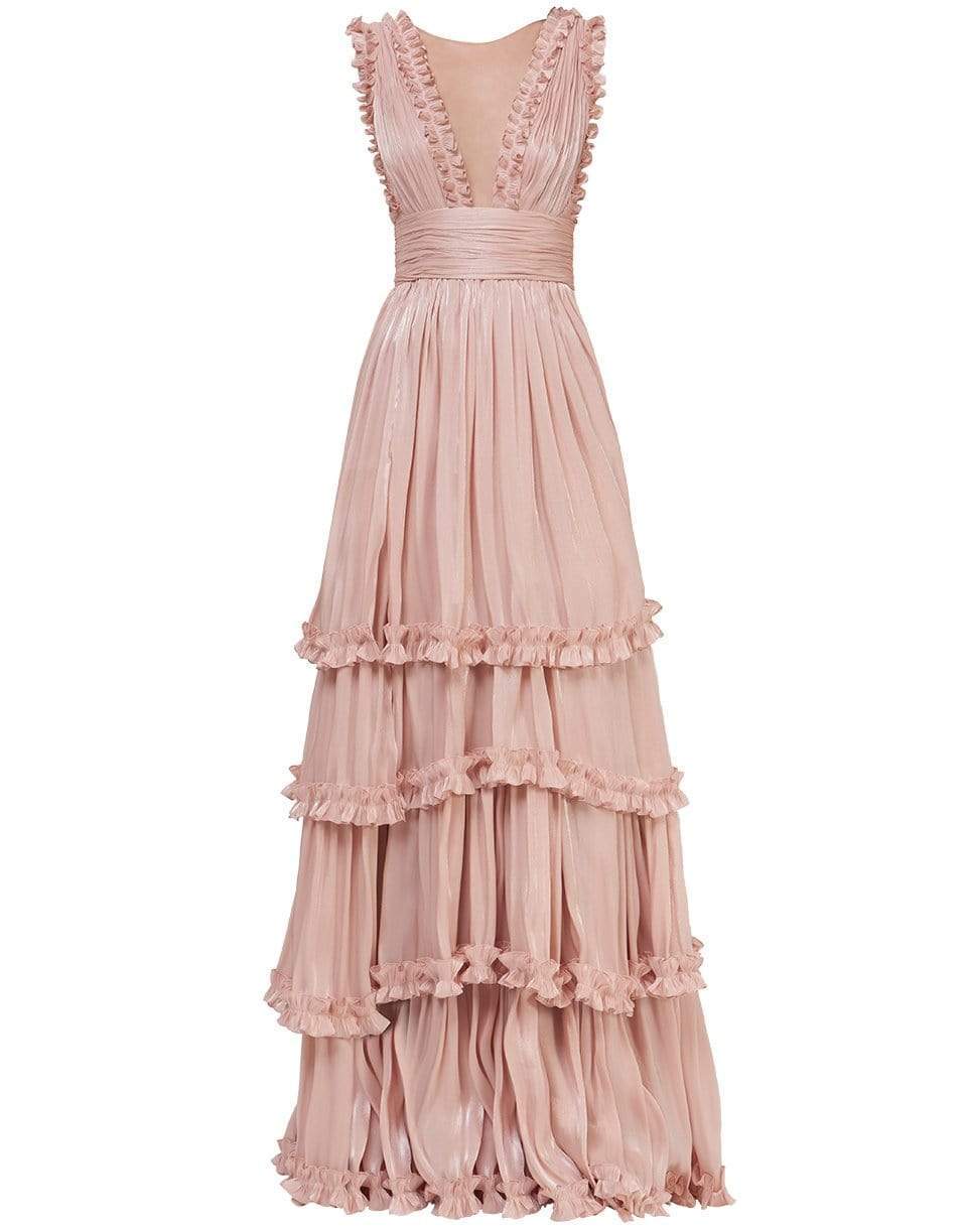 COSTARELLOS-Rosina Iridescent Lurex Georgette-VINTROSE
