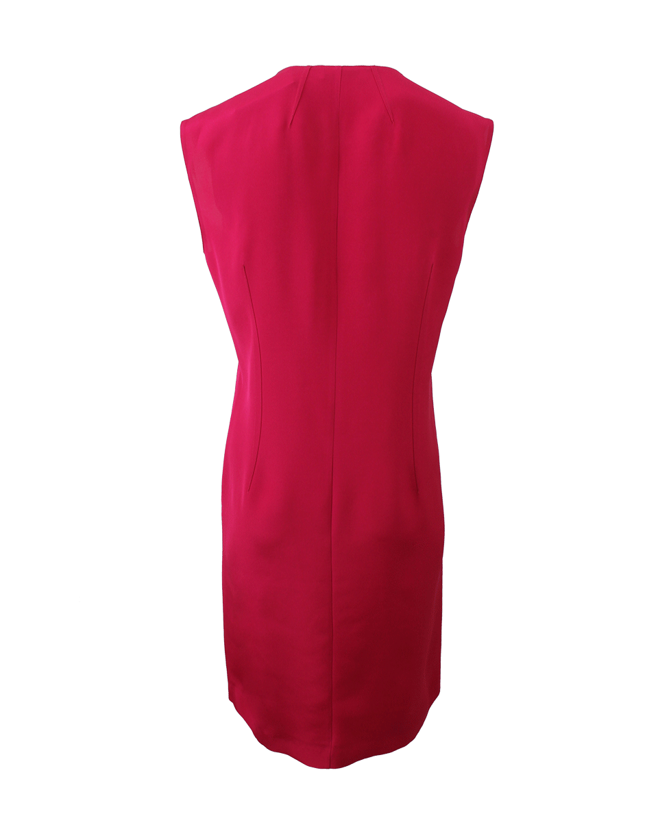 COSTUME NATIONAL-V-Neck Shift Dress-