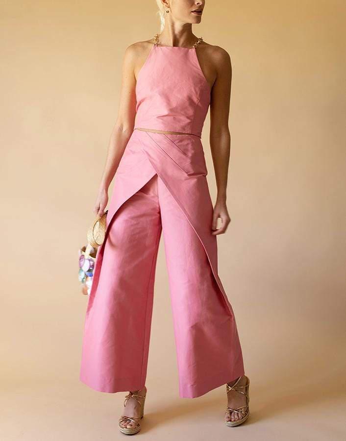 CULT GAIA-Joey Top and Ammit Pant Set-ROSE