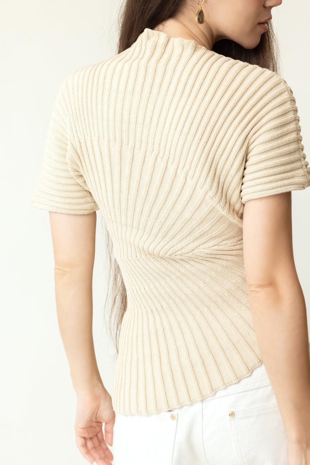 Annemie Top - Beach-BEACH-XS-CLOTHINGTOPKNITS-CULT GAIA