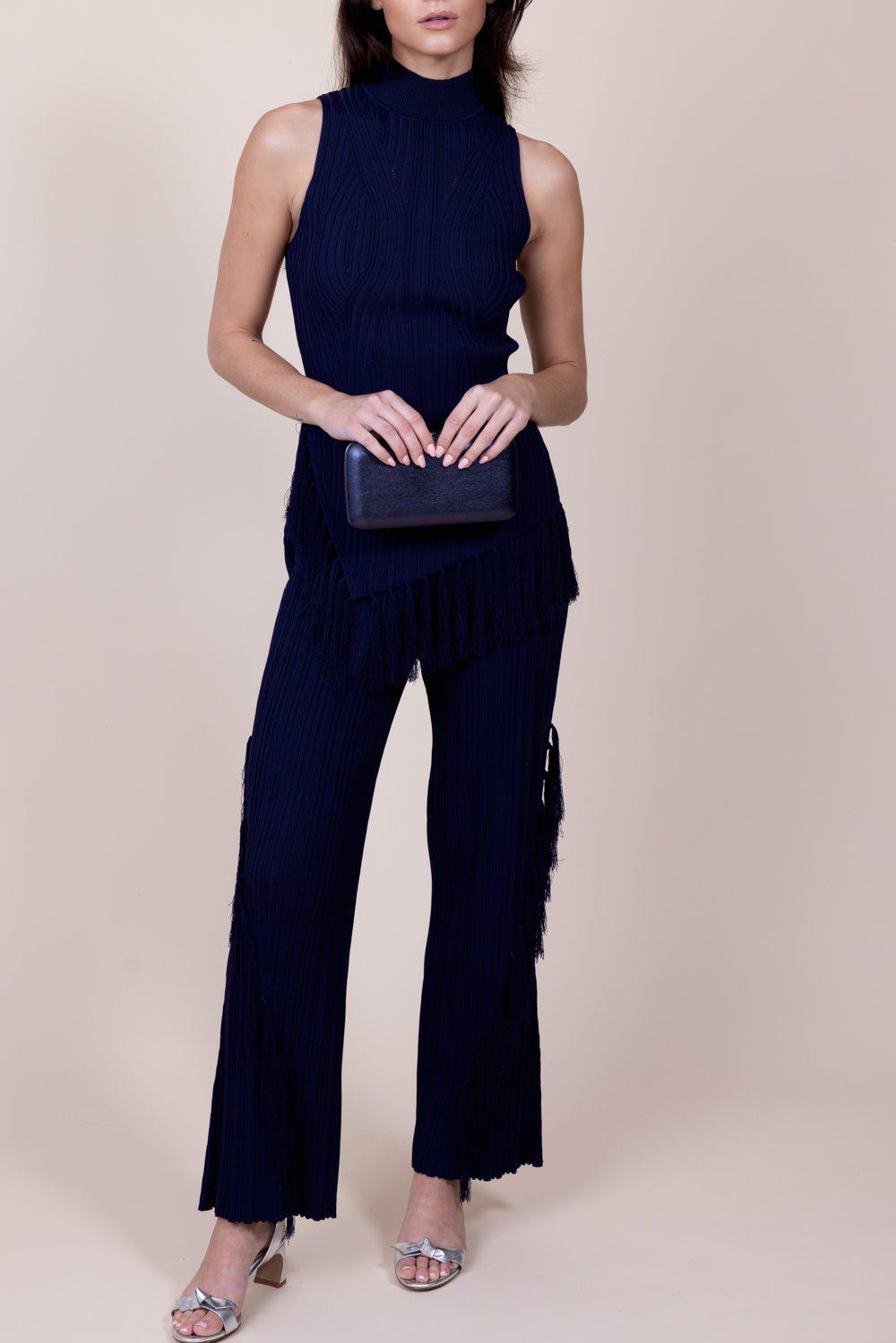 CULT GAIA-Doja Top - Evening Blue-