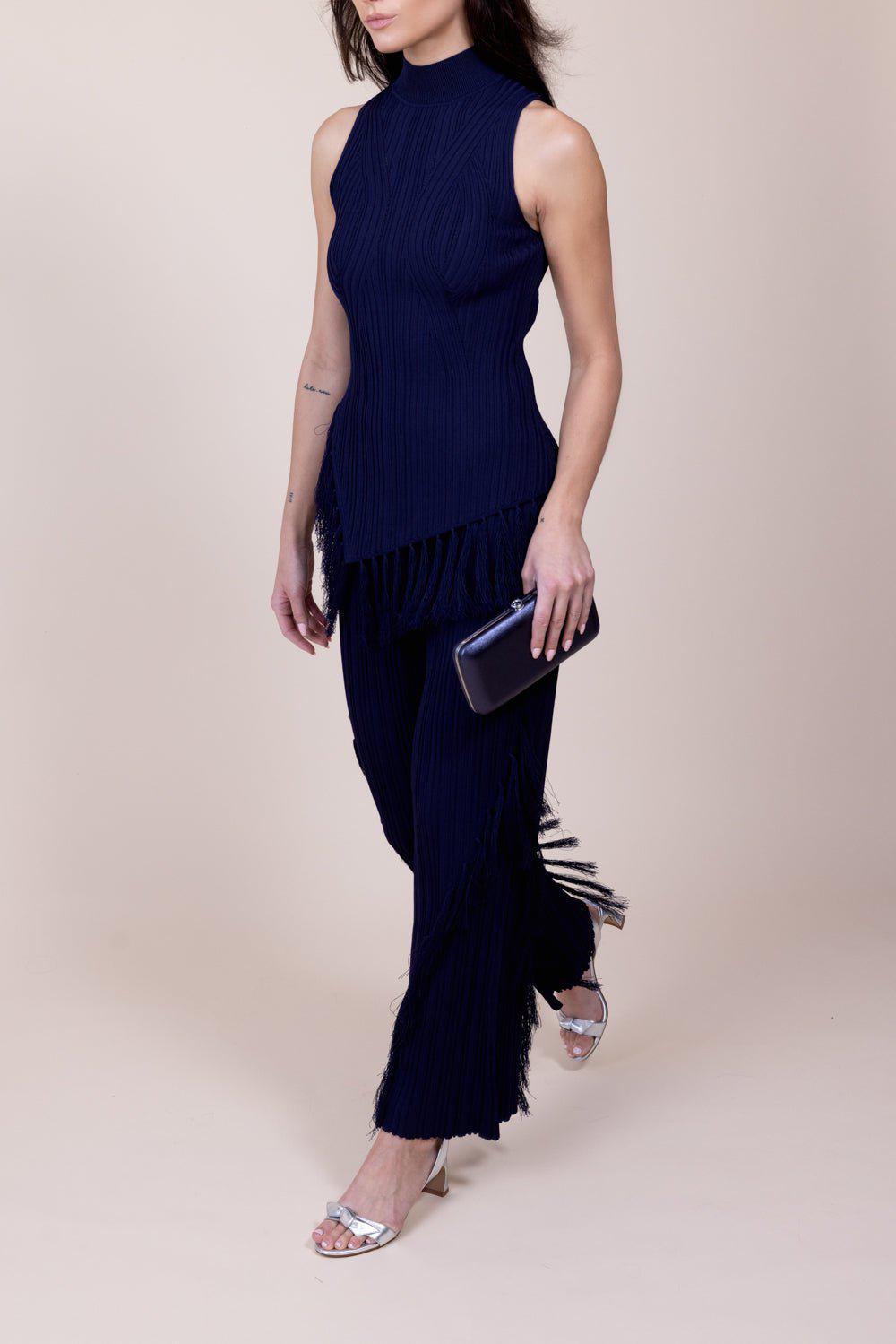 CULT GAIA-Doja Top - Evening Blue-