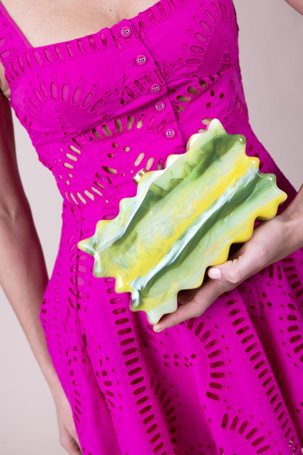 CULT GAIA-Paloma Clutch - Laurel-LAUREL