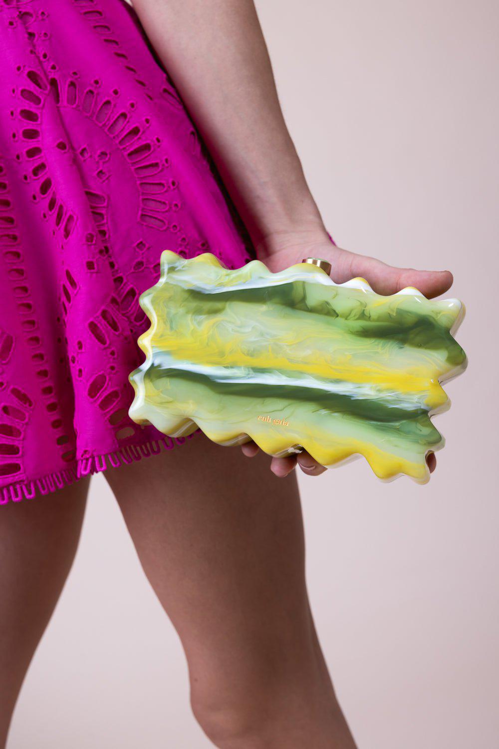 CULT GAIA-Paloma Clutch - Laurel-LAUREL