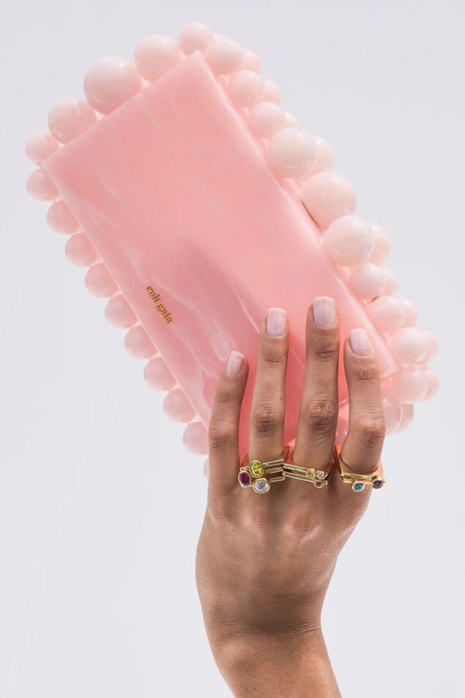 CULT GAIA-Eos Clutch - Pink-PINK
