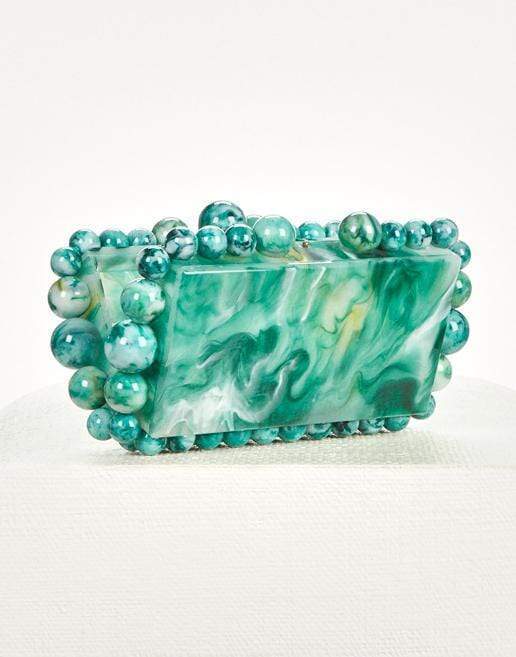 CULT GAIA-EOS Box Clutch - Sage-SAGE