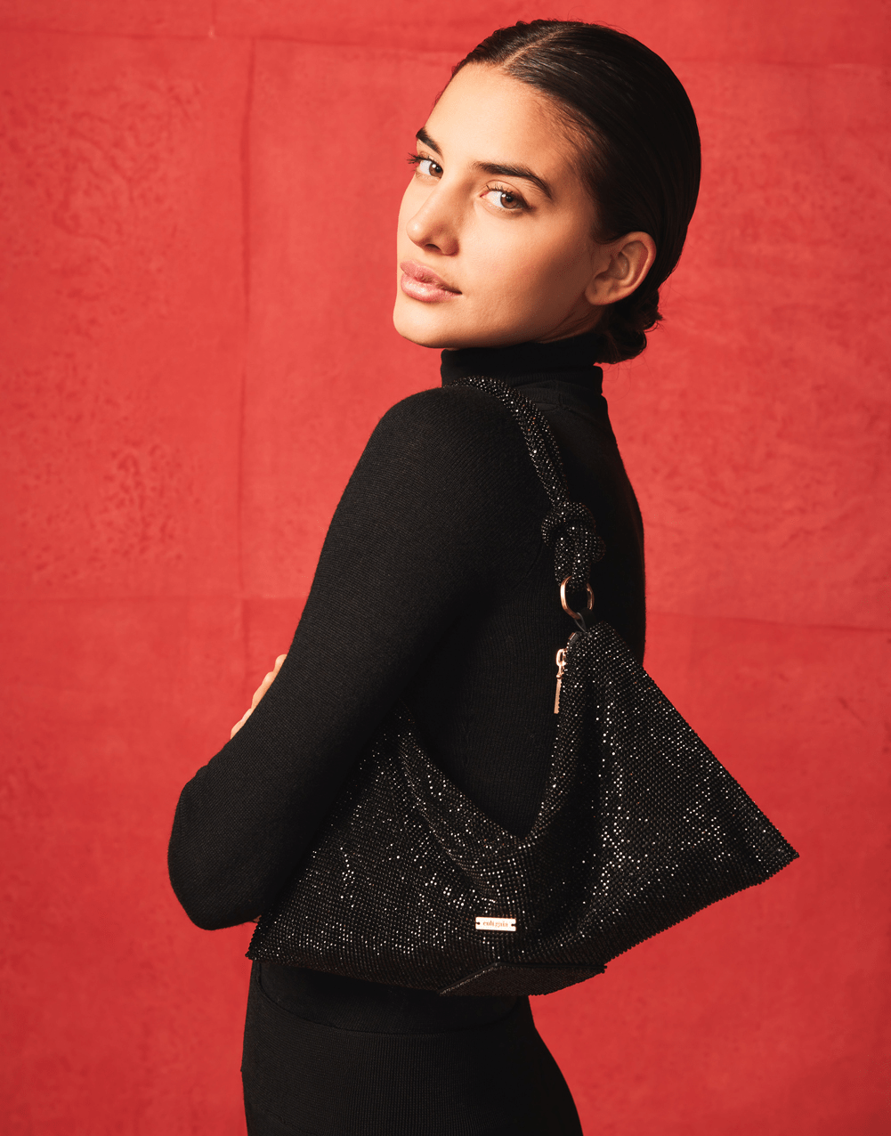 CULT GAIA-Hera Mini Shoulder - Black-BLACK