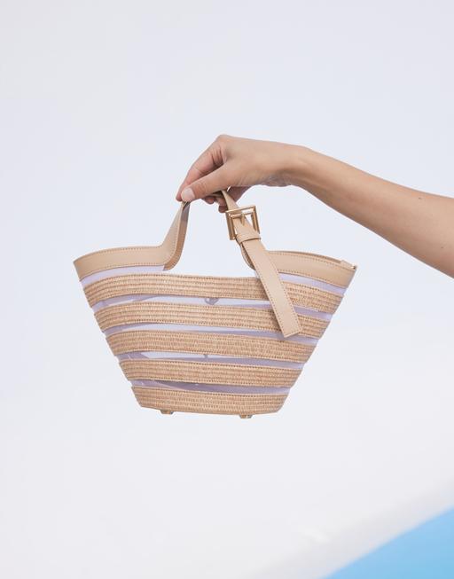 CULT GAIA-Natural Tan Laszlo Mini Crossbody-NATURAL