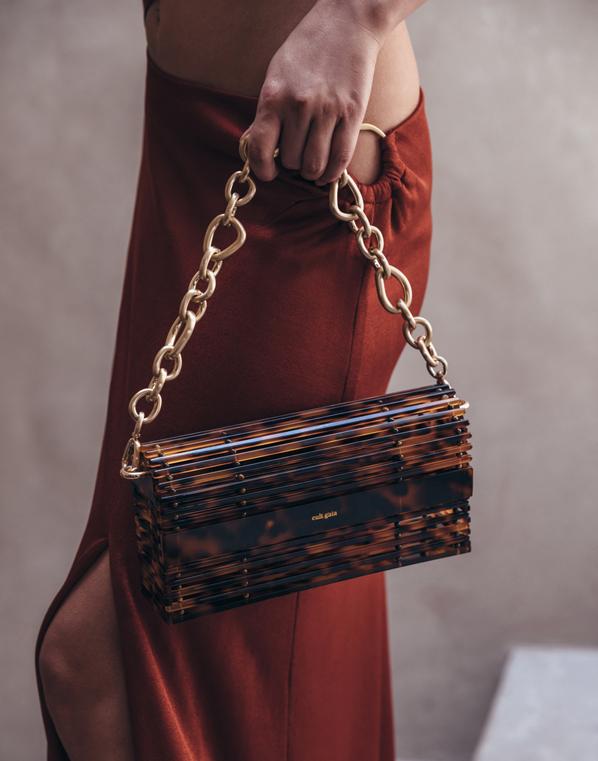CULT GAIA-Tortoise Sylva Shoulder Bag-TORTOISE