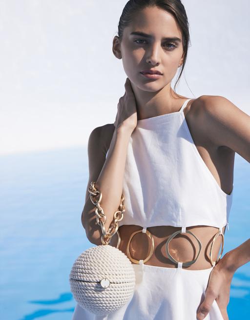 CULT GAIA-Off White Andel Wristlet-OFFWHITE