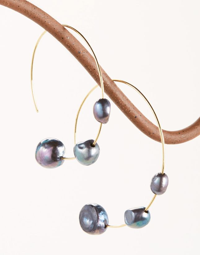 CULT GAIA-Brea Earrings-BLACK