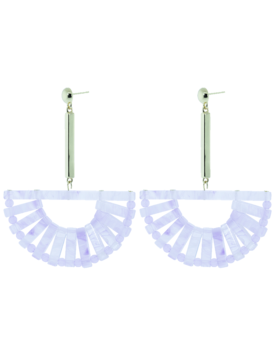 CULT GAIA-Acrylic Ark Earrings-LAVENDER