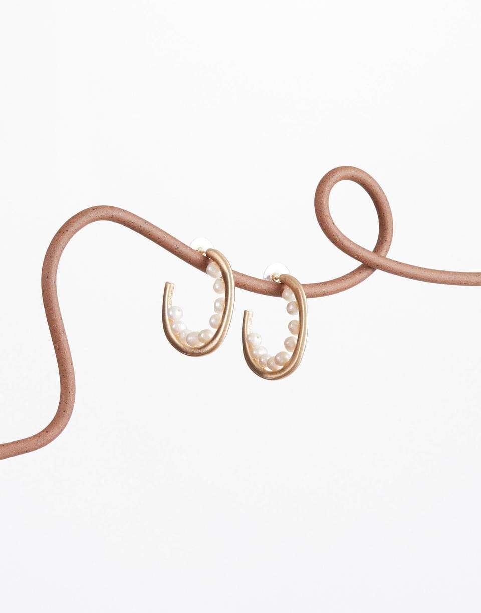 CULT GAIA-Goldie Earrings-PEARL