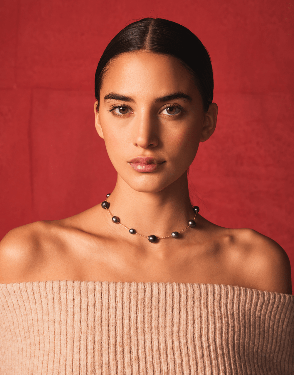 CULT GAIA-Perla Choker - Black-BLK-PRL