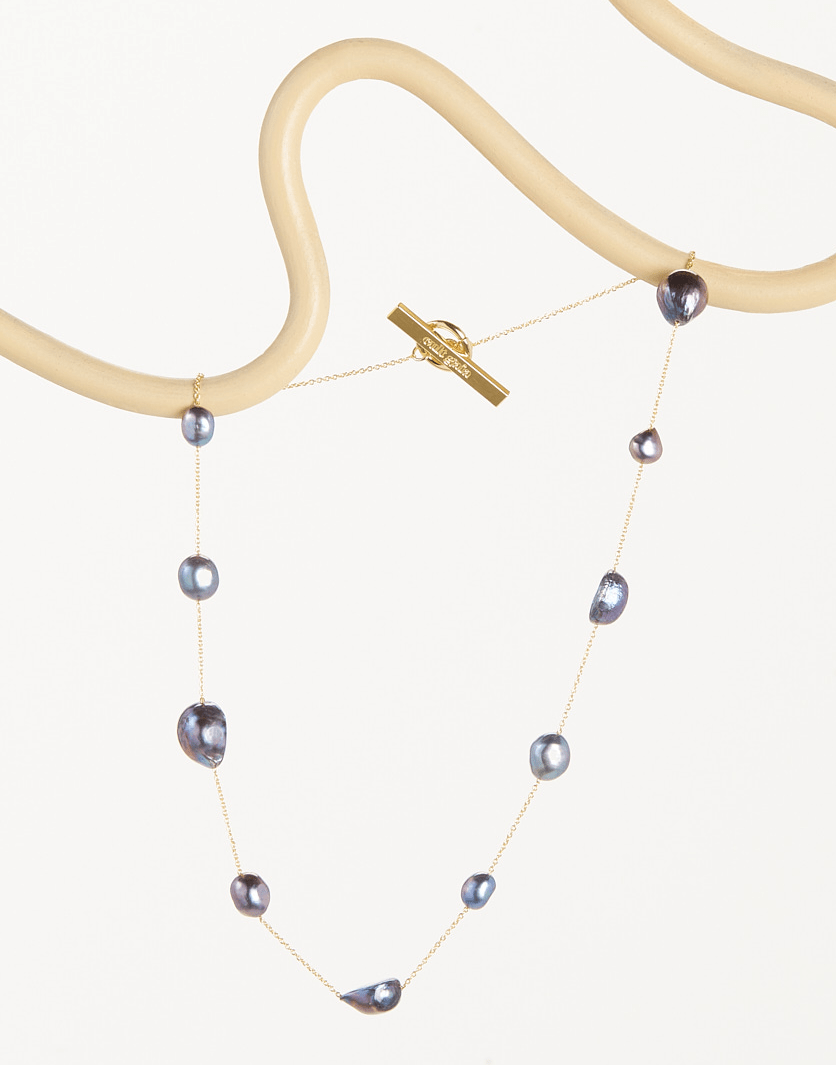 CULT GAIA-Perla Choker - Black-BLK-PRL