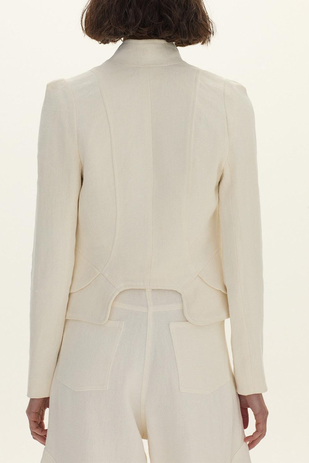 Cantaro Jacket-CREAM-36-CLOTHINGJACKETCASUAL-CURATORIA