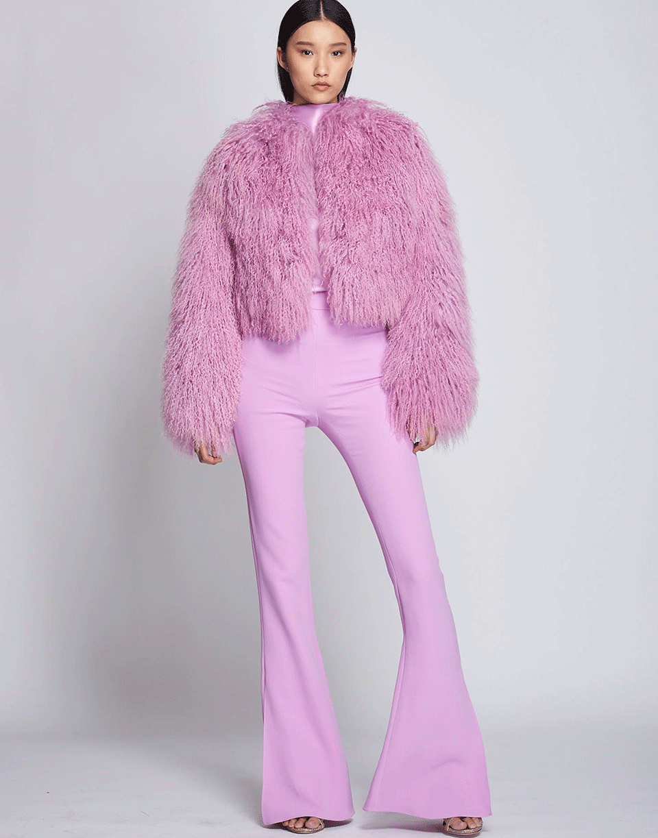 CUSHNIE-Flared Pant with Slits-