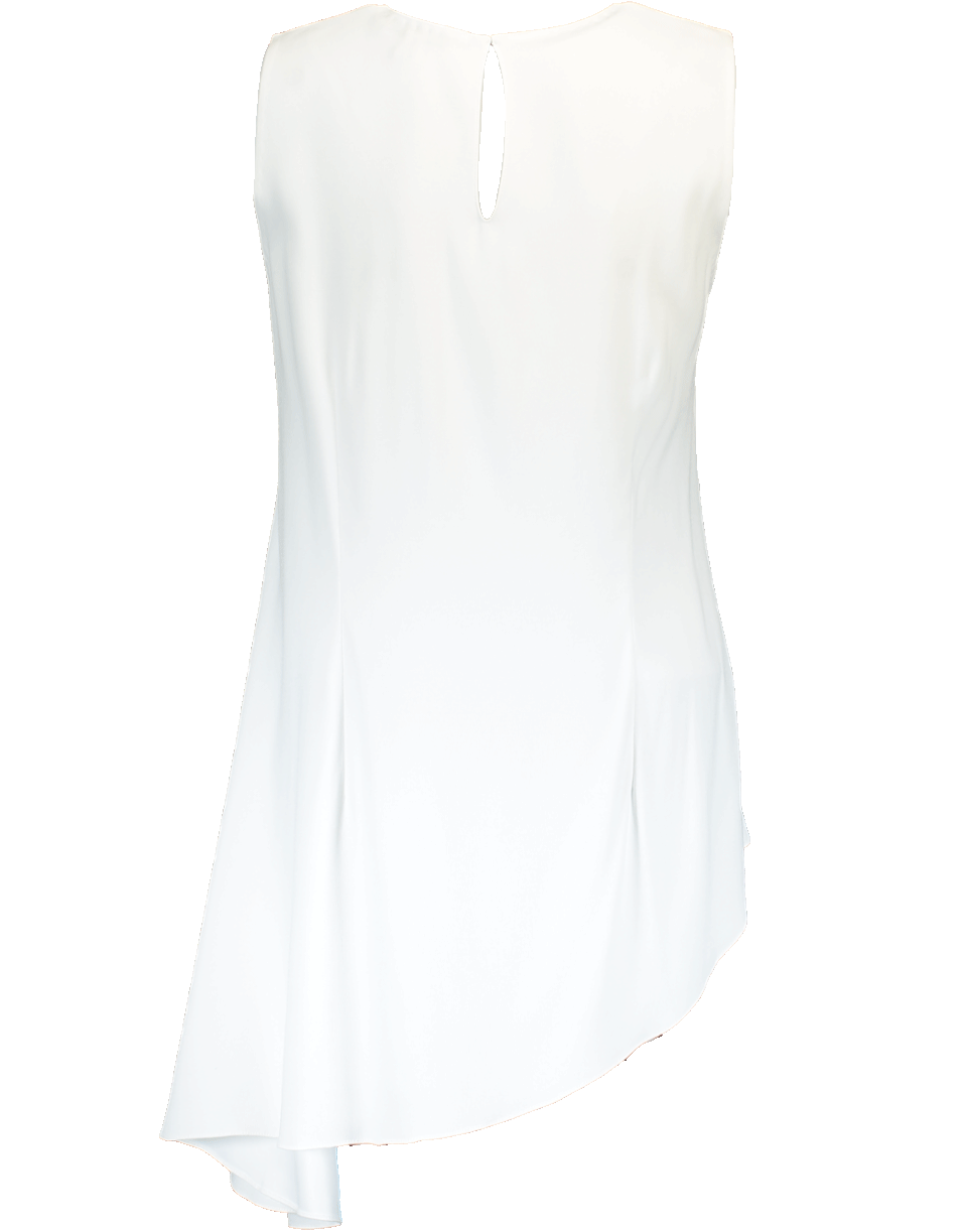 CUSHNIE-Cascade And Side Slits Top-