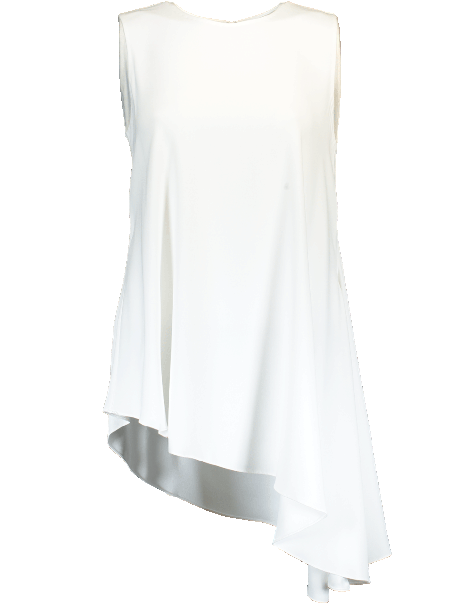 CUSHNIE-Cascade And Side Slits Top-