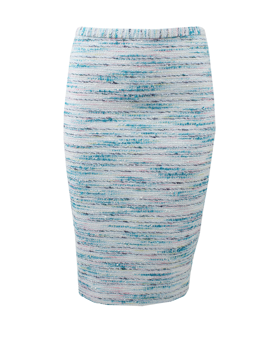 CYNTHIA ROSE-Tweed Pencil Skirt-MULTI