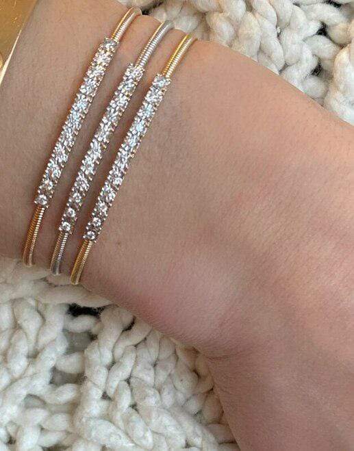 DANA REBECCA DESIGNS-Ava Bea Flex Cuff-ROSE GOLD