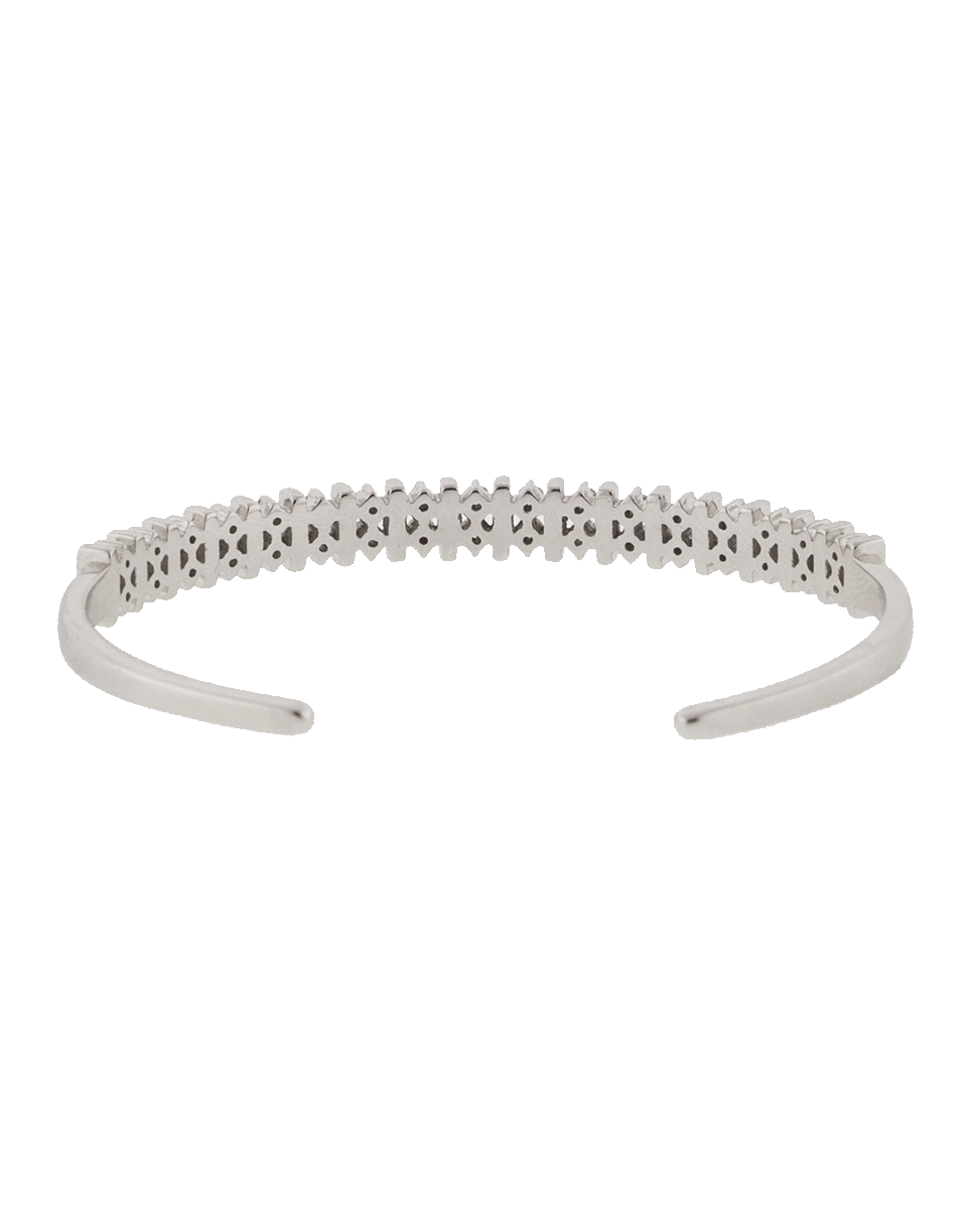 DANA REBECCA DESIGNS-Diamond Cuff Bracelet-WHITE GOLD
