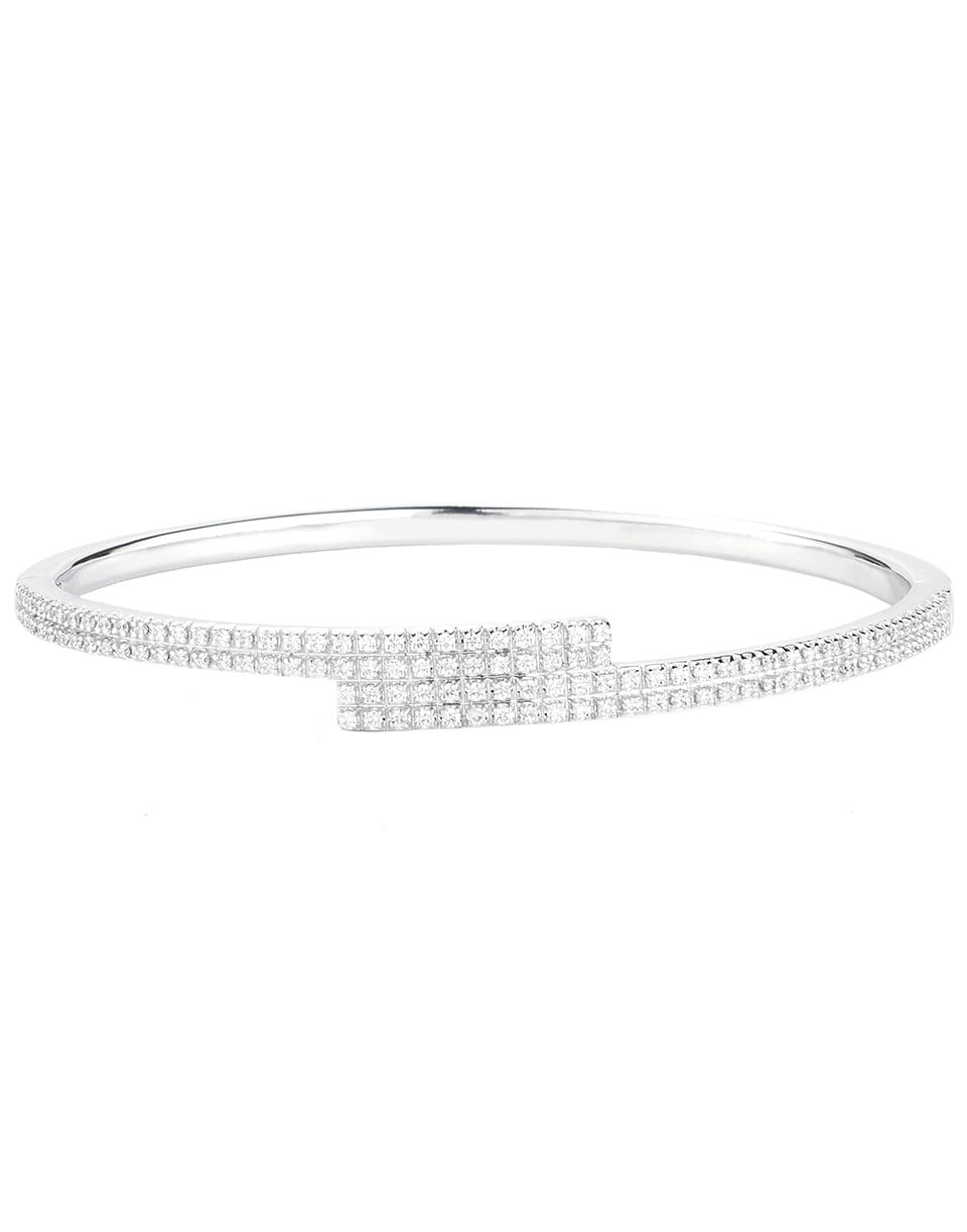 DANA REBECCA DESIGNS-Staggered Diamond Bangle-WHITE GOLD