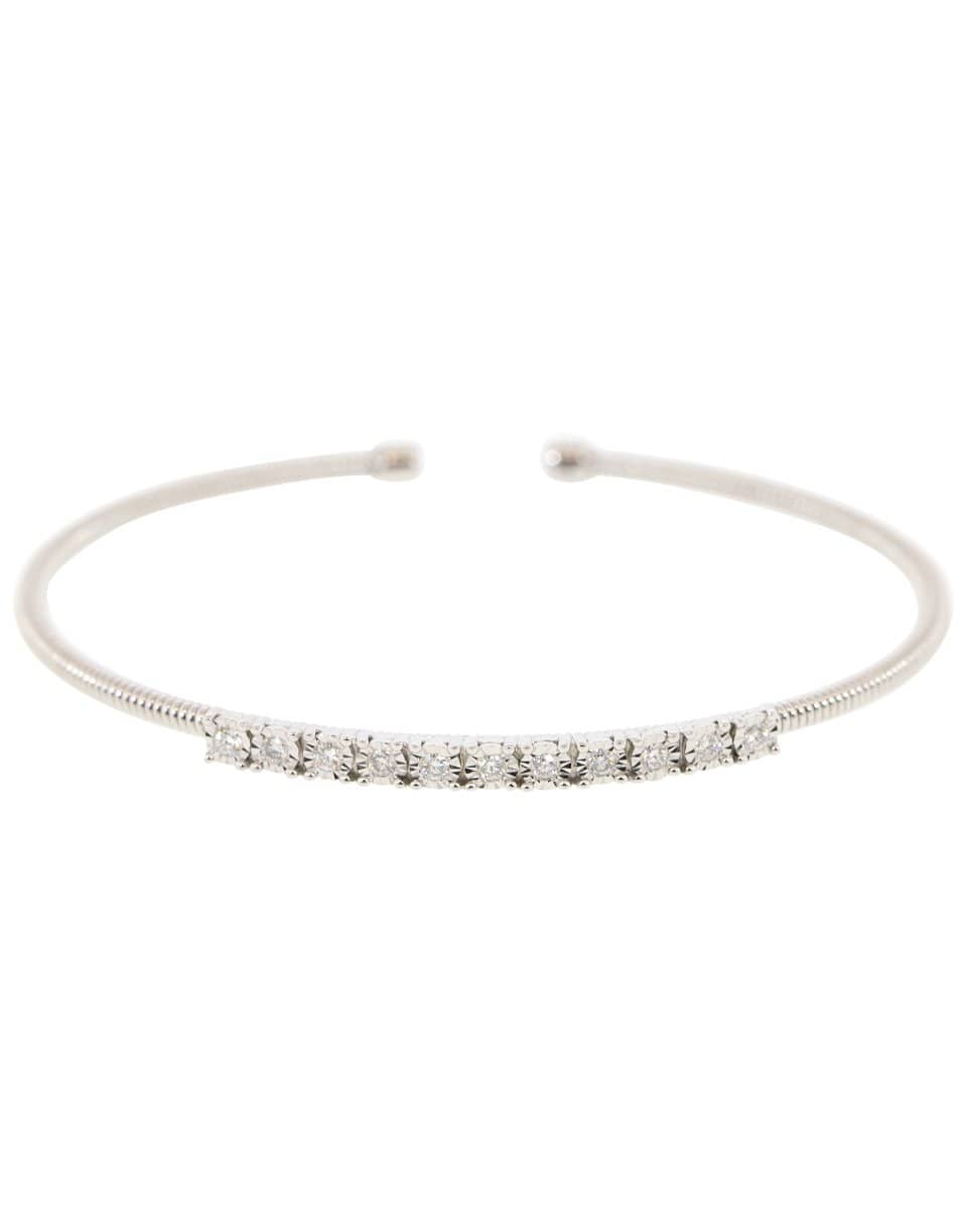 DANA REBECCA DESIGNS-White Gold Ava Bea Diamond Flex Cuff-WHITE GOLD