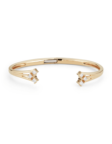 DANA REBECCA DESIGNS-Millie Ryan Open Trio Cuff-YELLOW GOLD