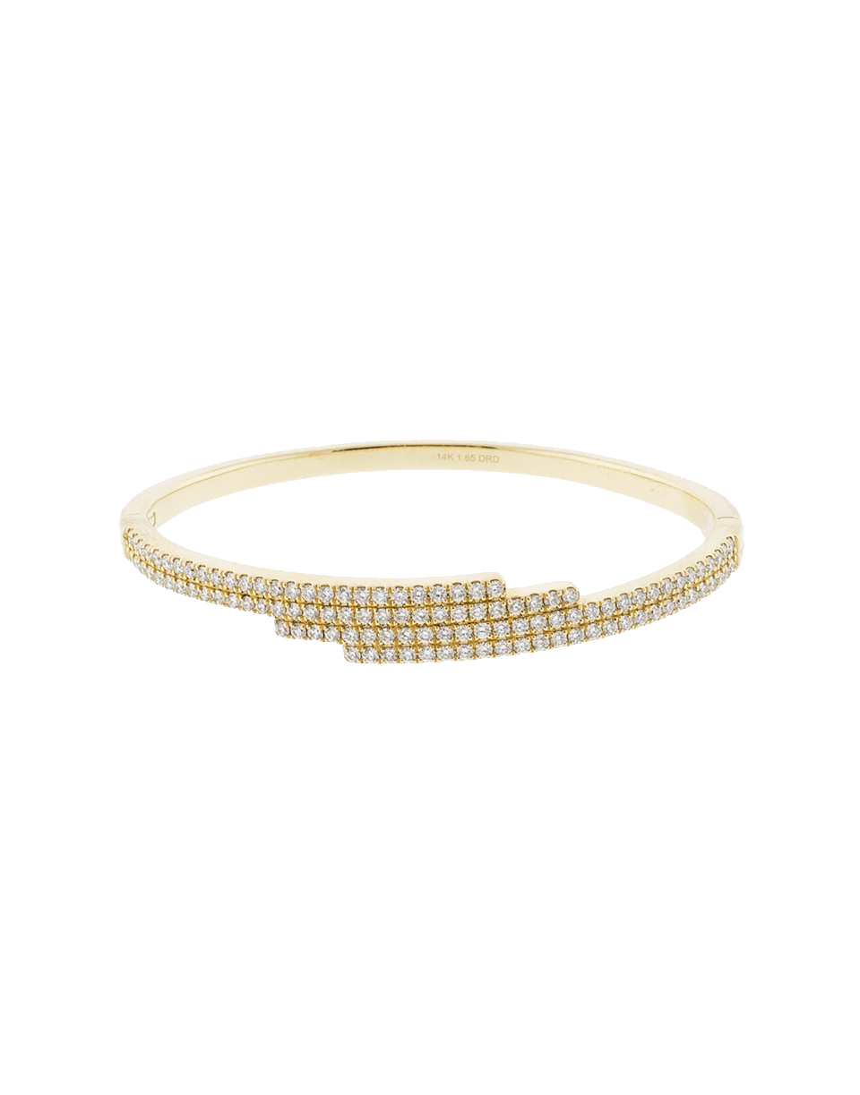 DANA REBECCA DESIGNS-Nikki Joy Diamond Cuff Bracelet-YELLOW GOLD
