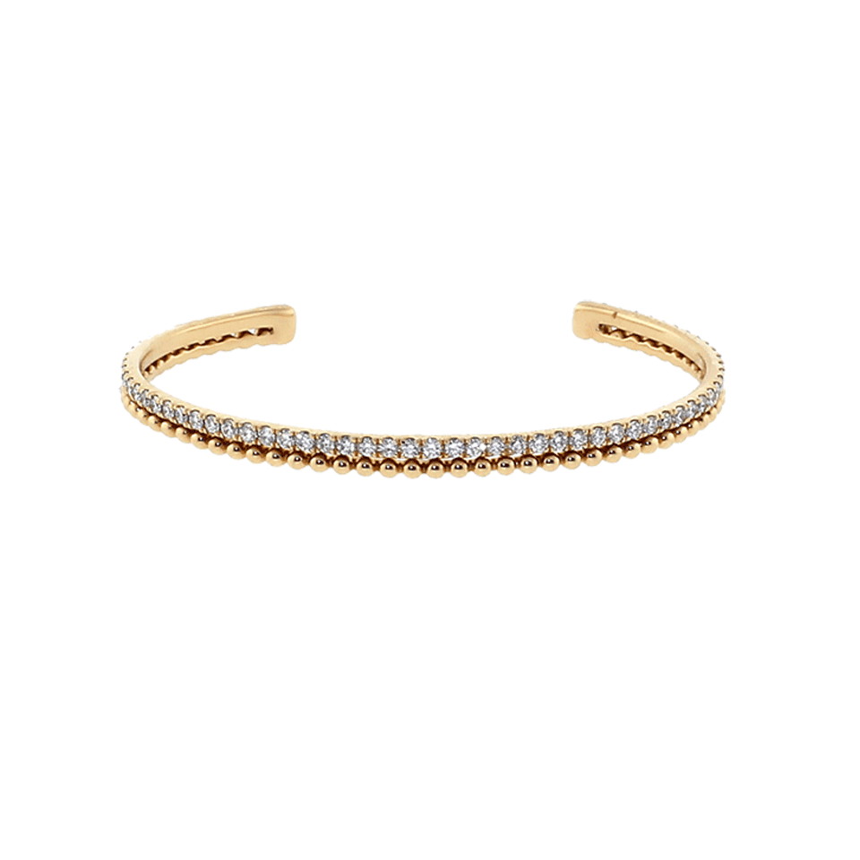 DANA REBECCA DESIGNS-Poppy Rae Diamond Pave Line Cuff-ROSE GOLD