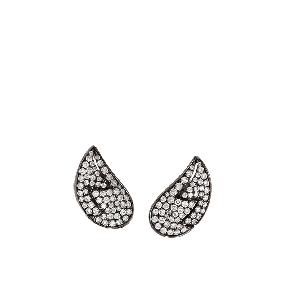 DANA REBECCA DESIGNS-Carly Beth Diamond Wing Studs-BLACK GOLD