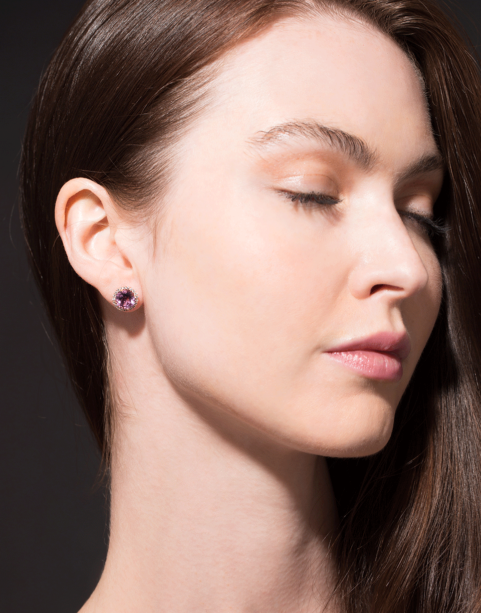 DANA REBECCA DESIGNS-Anna Beth Amethyst Earrings-ROSE GOLD