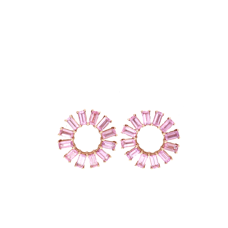 DANA REBECCA DESIGNS-Anna Beth Pink Sapphire Earrings-ROSE GOLD
