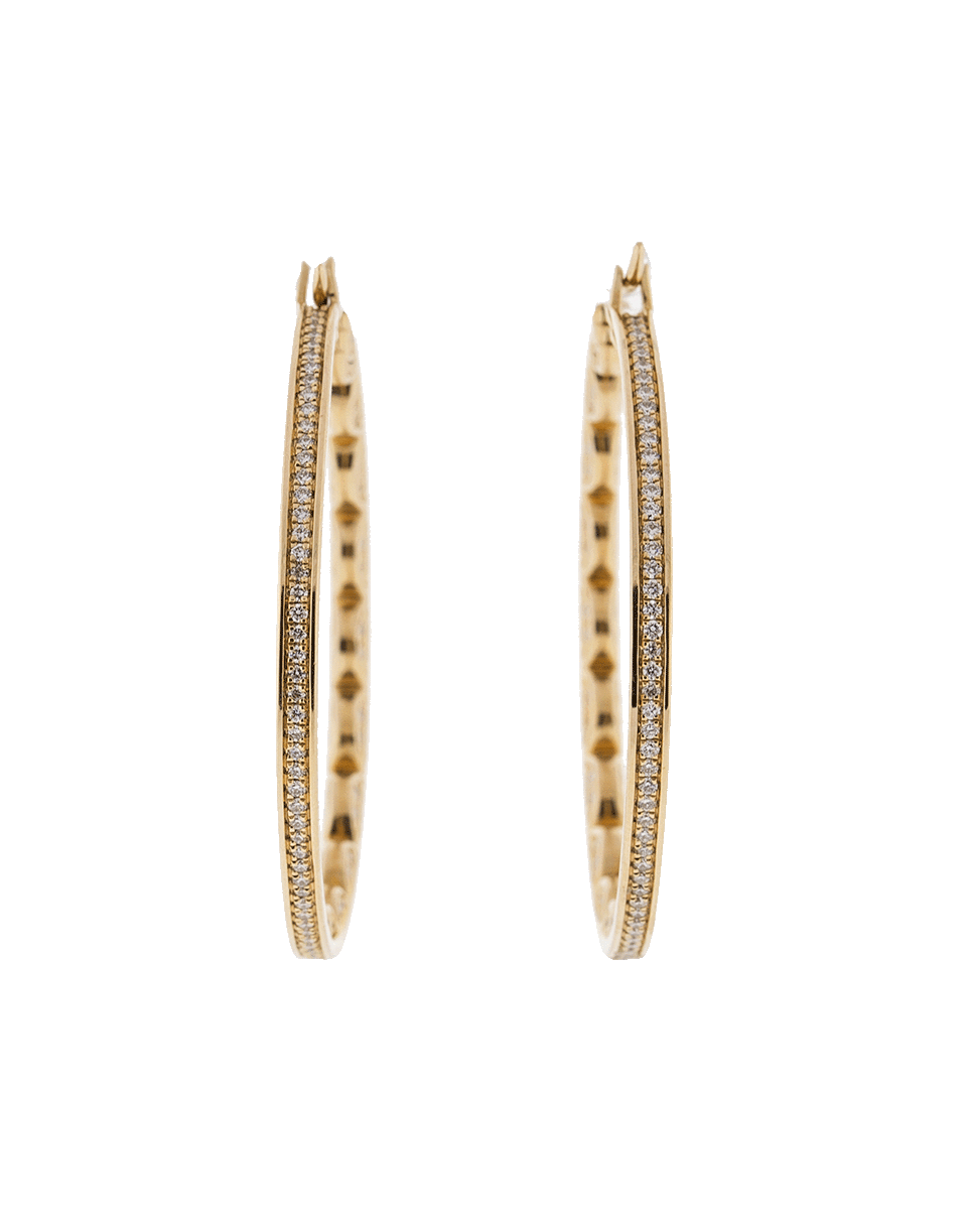DANA REBECCA DESIGNS-Diamond Hoop Earrings-ROSE GOLD