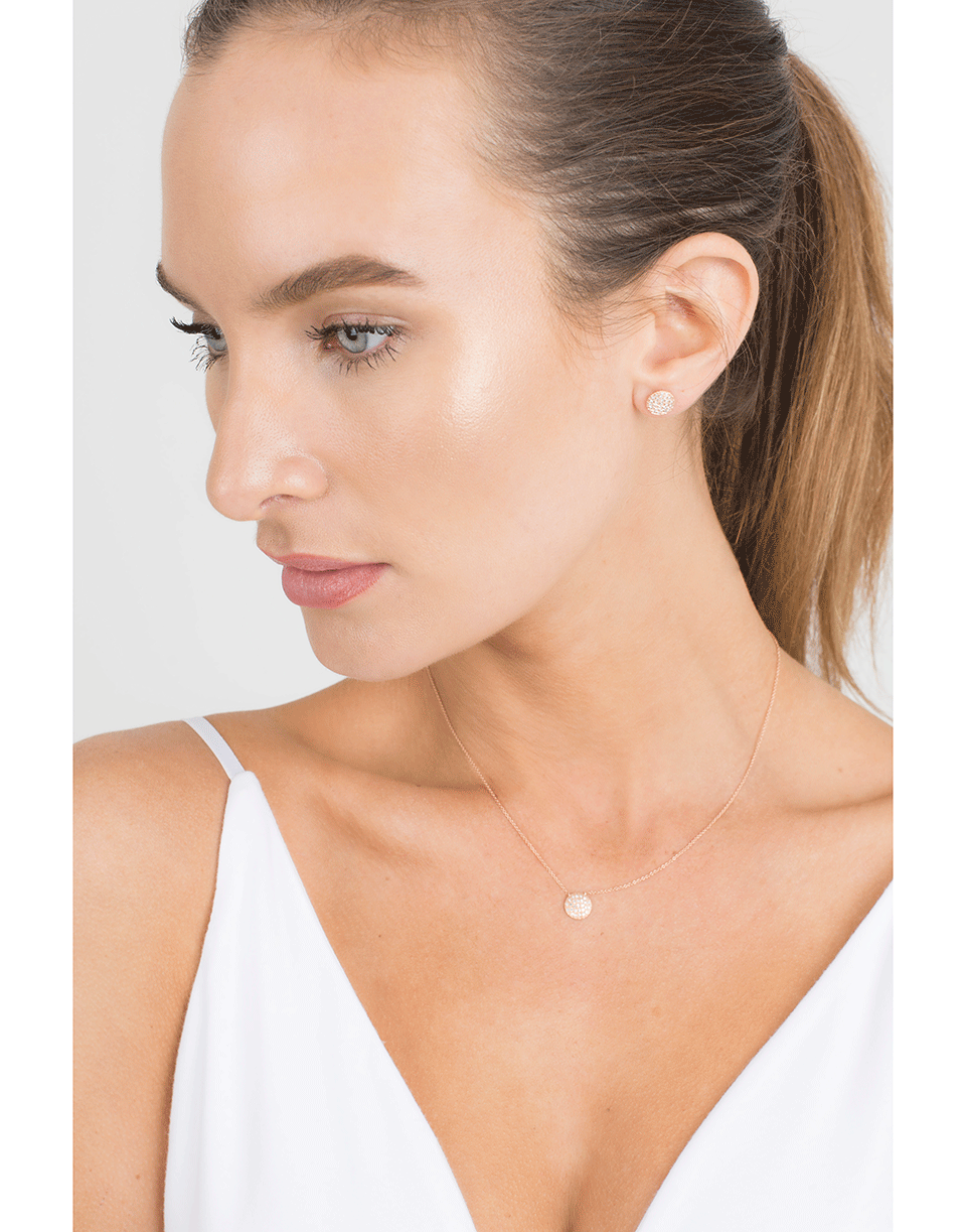 DANA REBECCA DESIGNS-Lauren Joy Medium Stud Earrings-ROSE GOLD