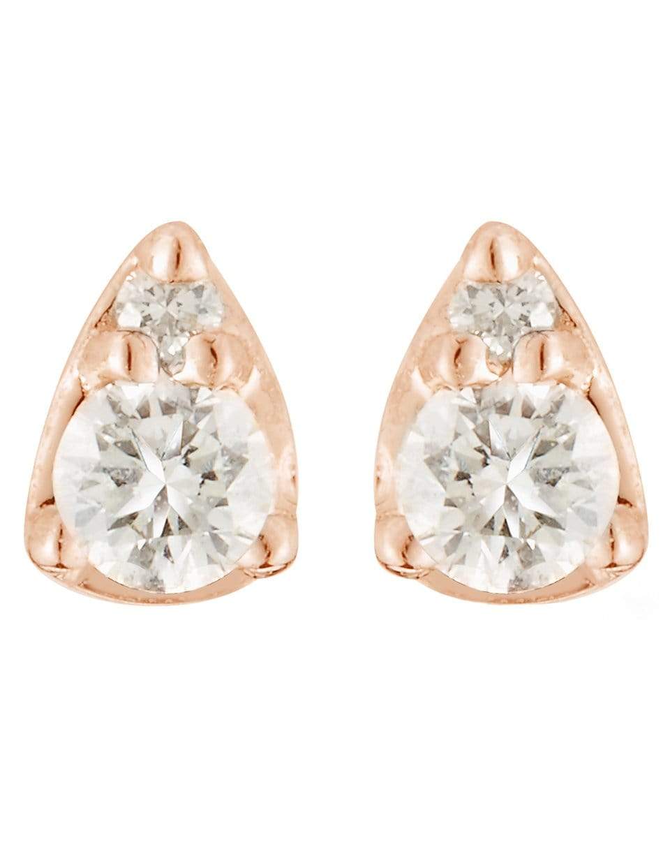 DANA REBECCA DESIGNS-Sophia Ryan Rose Gold Petite Teardrop Studs-ROSE GOLD