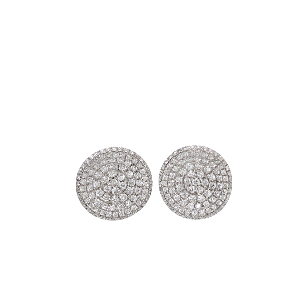 DANA REBECCA DESIGNS-Carly Michelle Diamond Pave Studs-WHITE GOLD