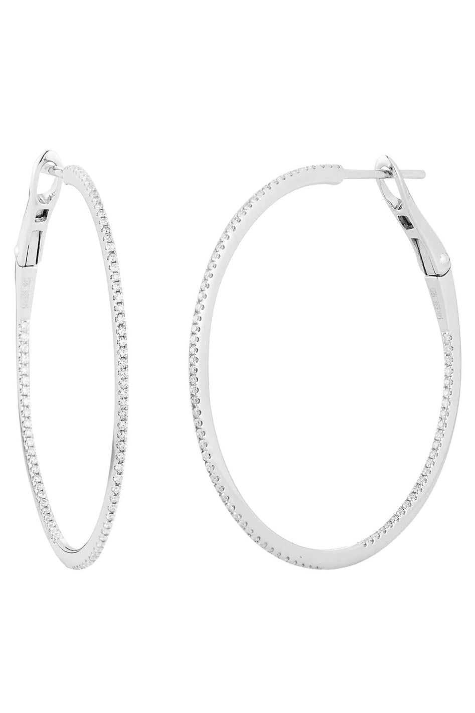 DANA REBECCA DESIGNS-DRD Diamond Merge Hoops-