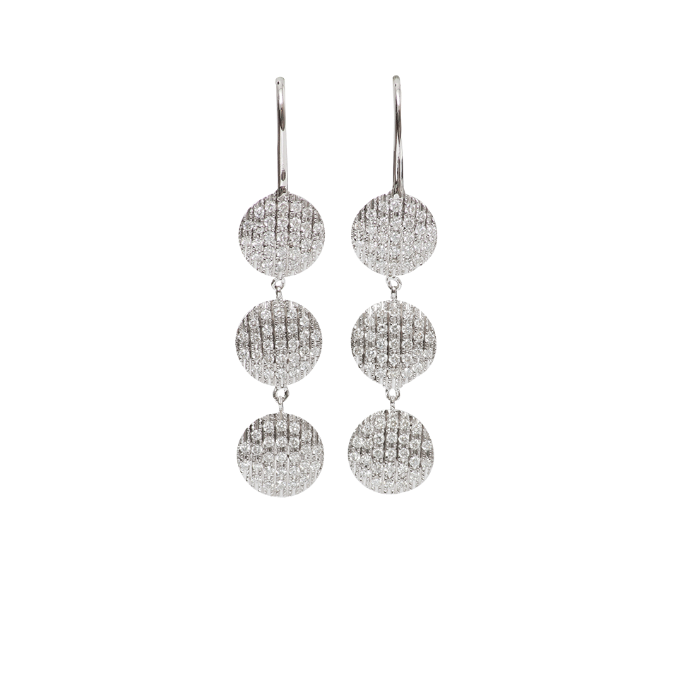 DANA REBECCA DESIGNS-Lauren Joy Diamond Drop Earrings-WHITE GOLD