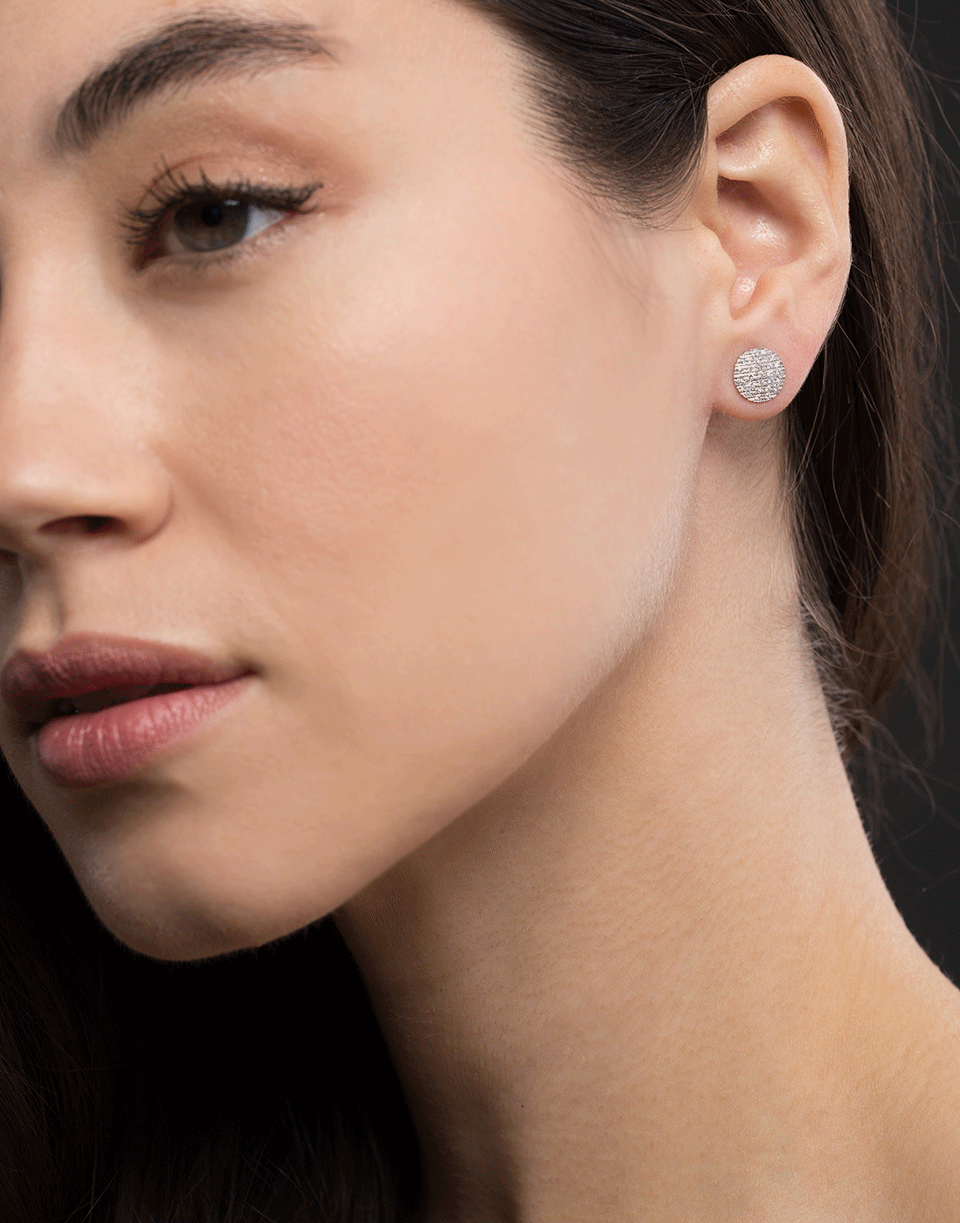 DANA REBECCA DESIGNS-Lauren Joy Mini Disc Studs-WHITE GOLD