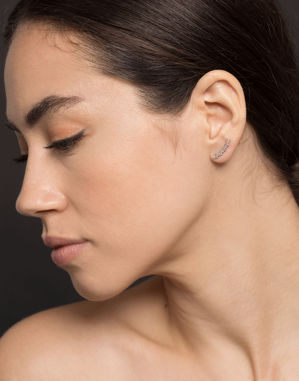 DANA REBECCA DESIGNS-Sophia Ryan Teardrop Diamond Climbers-WHITE GOLD