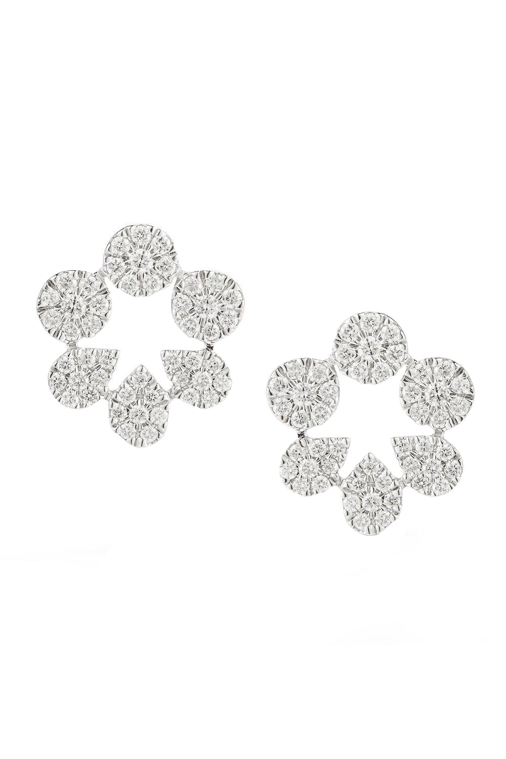 Taylor Beth Cut Out Stud Earrings-WHITE GOLD-JEWELRYFINE JEWELEARRING-DANA REBECCA DESIGNS