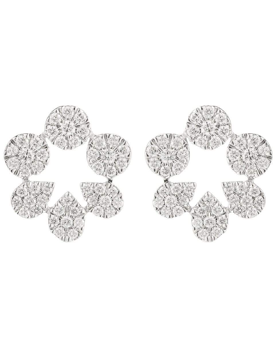 DANA REBECCA DESIGNS-Taylor Beth Diamond Cutout Studs-WHITE GOLD