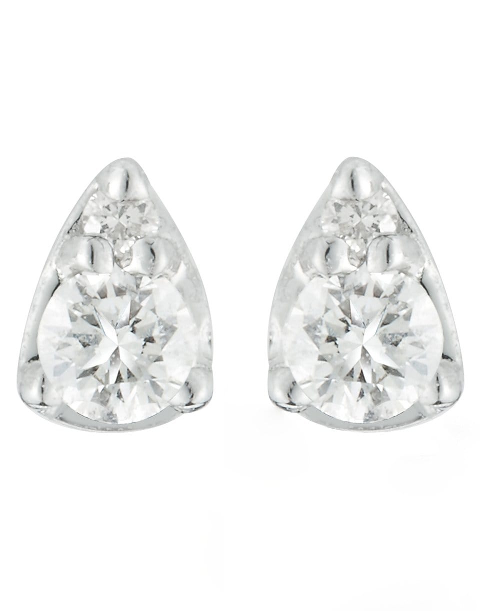 DANA REBECCA DESIGNS-Sophia Ryan White Gold Petite Teardrop Studs-WHTGLD