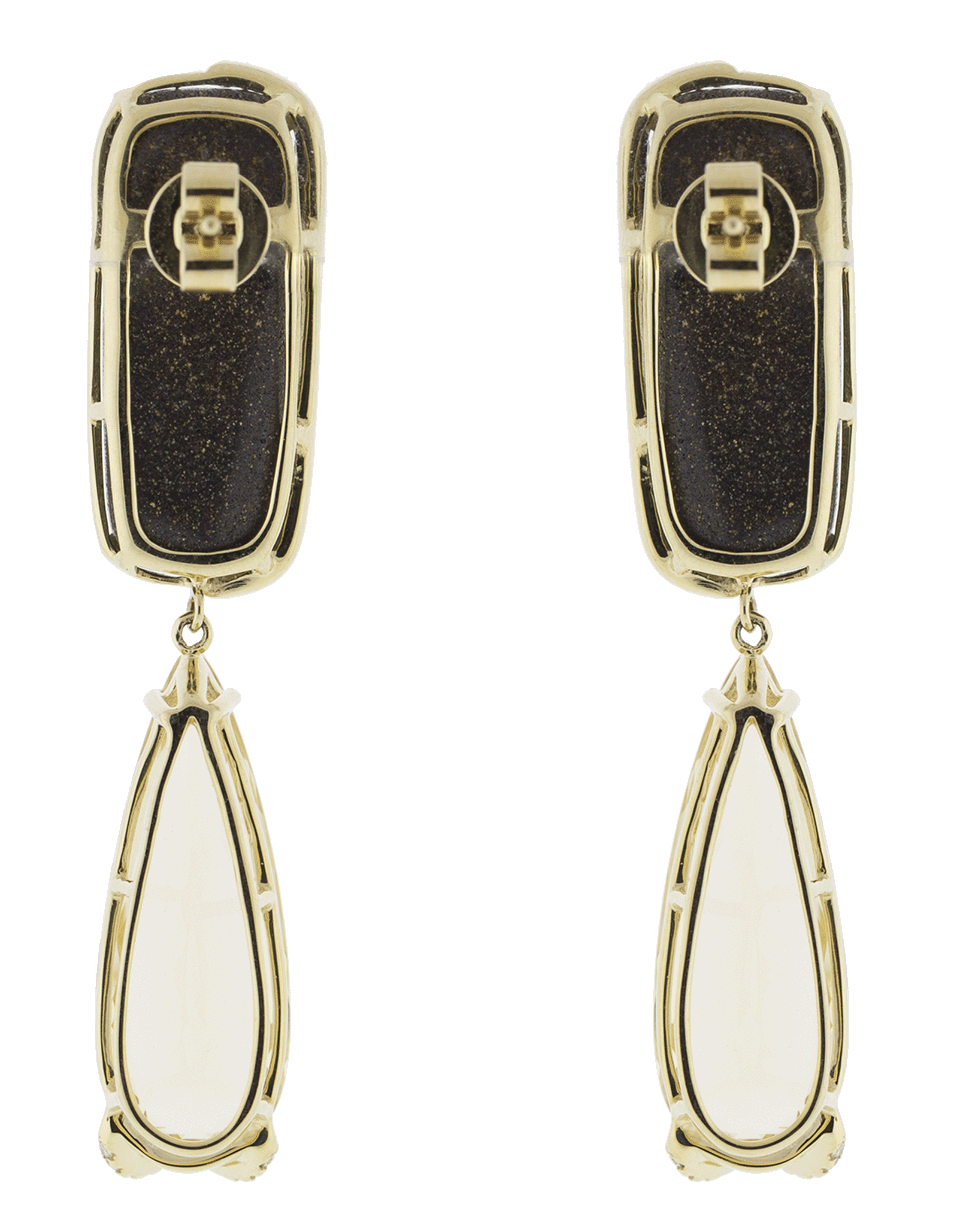 DANA REBECCA DESIGNS-Courtney Lauren Opal Earrings-YELLOW GOLD