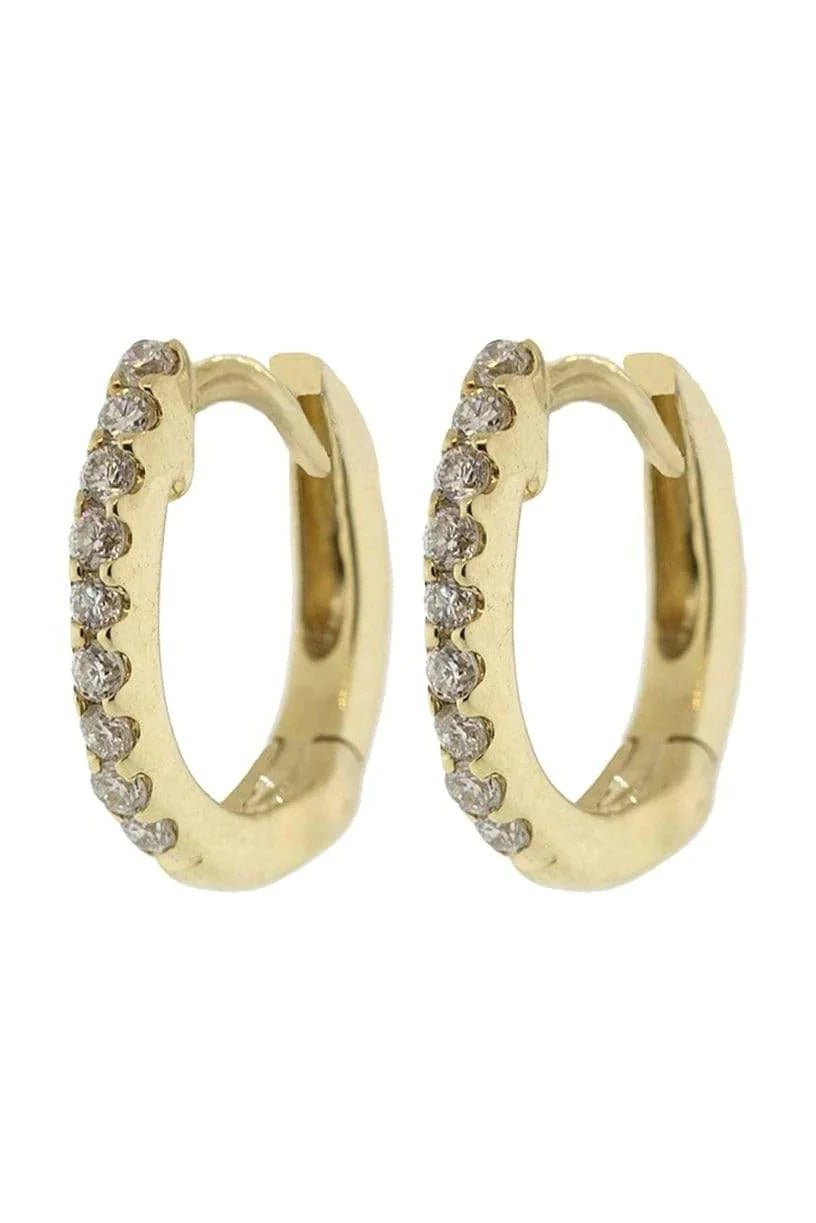 DANA REBECCA DESIGNS-DRD Huggies-YELLOW GOLD